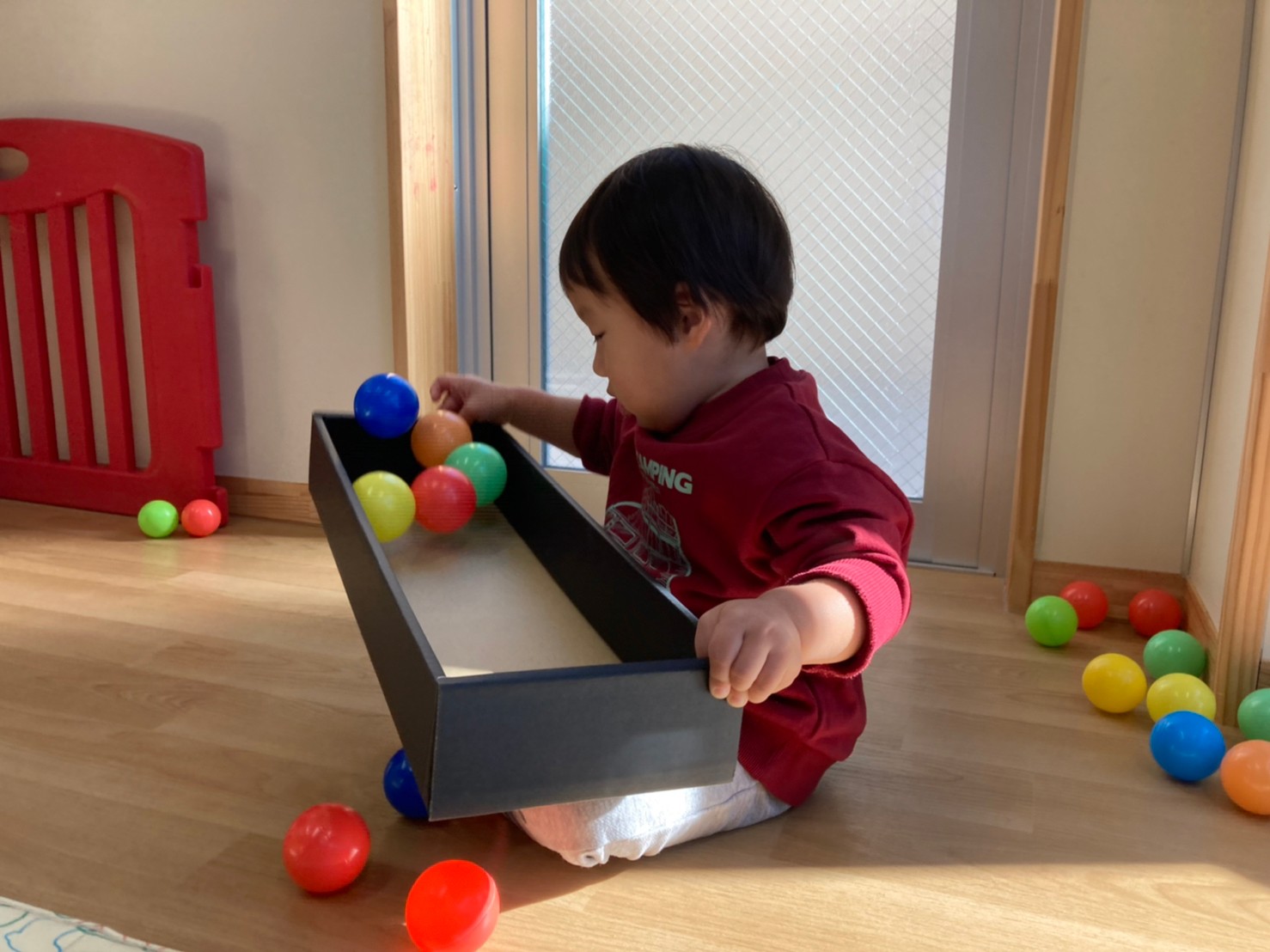 転がすから広がる遊び